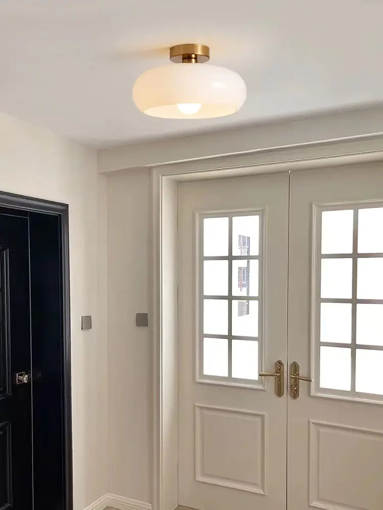 Vintage Nordic Brass Ceiling Lamp