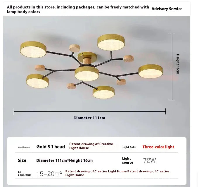 Modern Minimalist LED Ceiling Lamp