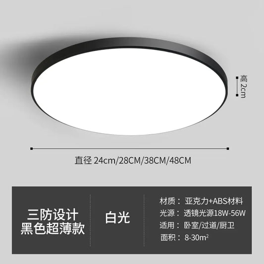 Sleek Multi-Setting LED Ceiling Light