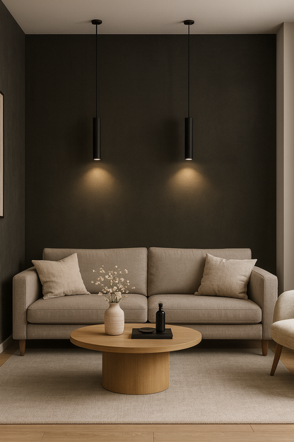 Modern Minimalist LED Cylinder Pendant Light