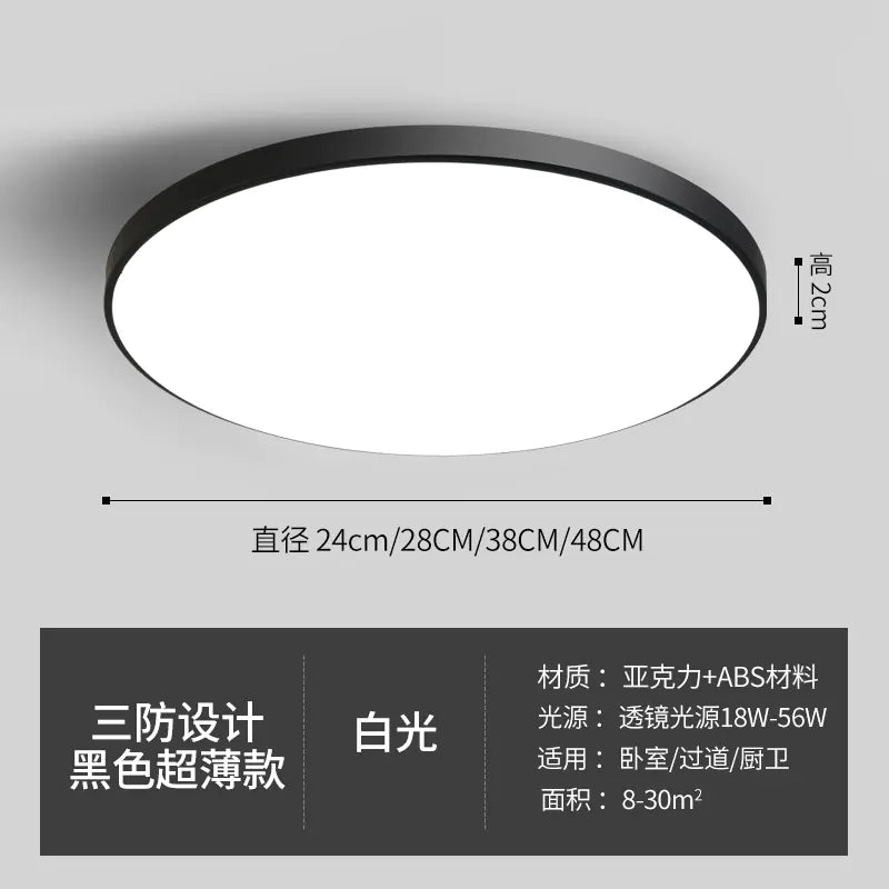 Sleek Multi-Setting LED Ceiling Light