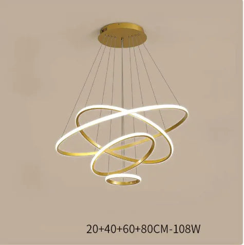 Smart Gold Chandelier for Modern Living