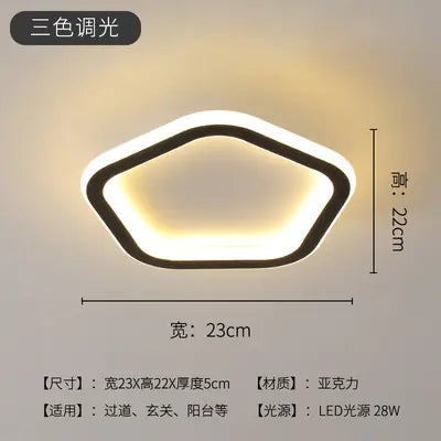 Sleek LED Hallway Ceiling Light