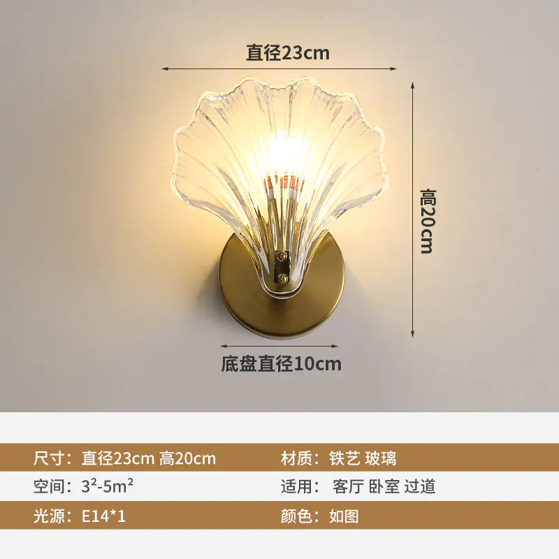 Scandinavian Copper LED Wall Sconce