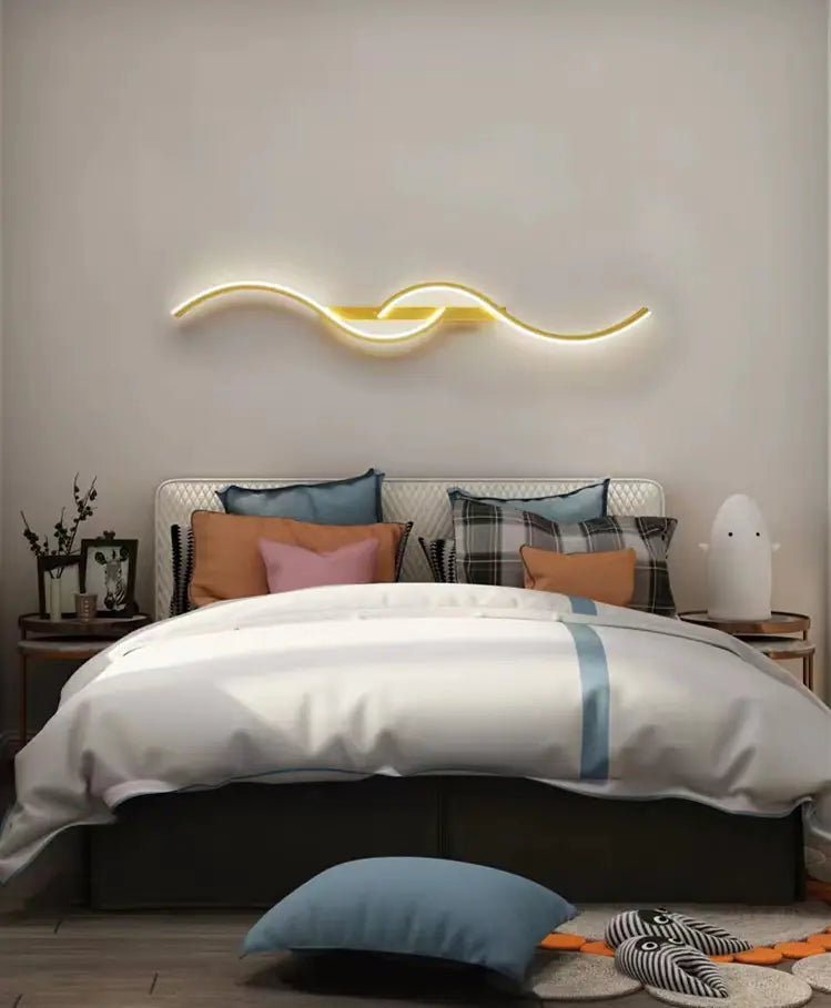 Modern Minimalist Long Wall Lamp for Bedroom & Living Room