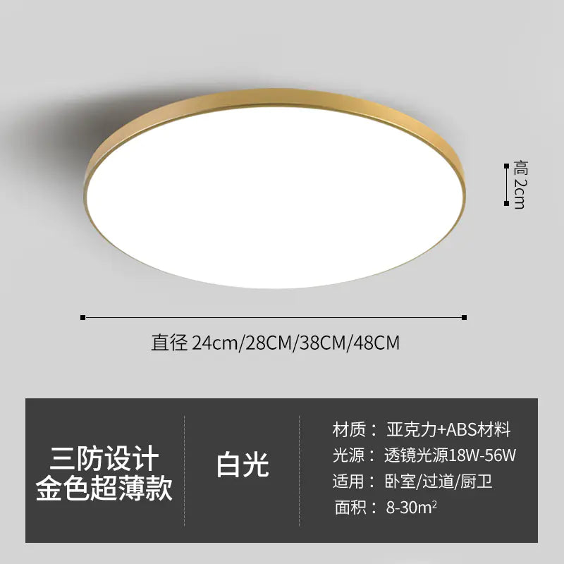 Sleek Multi-Setting LED Ceiling Light