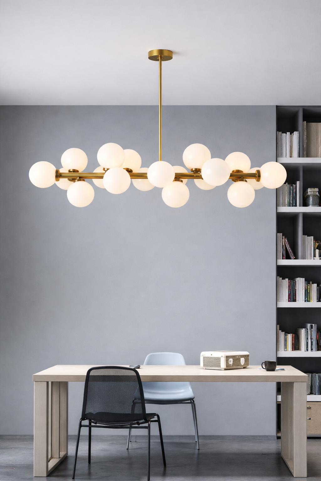 Chic Multi-Sphere Chandelier