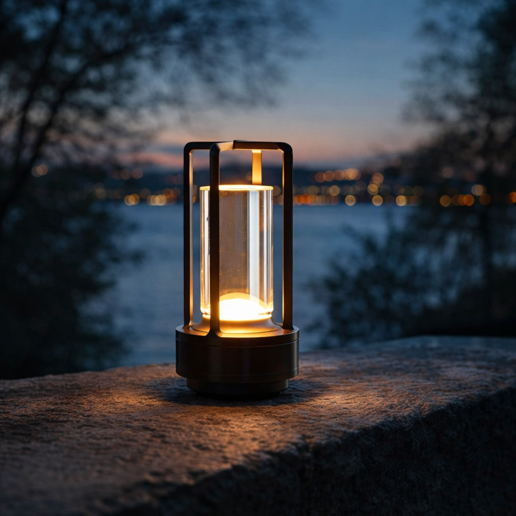 Touch-Sensitive Modern LED Lamp