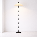 Mid-Century Fabric Floor Lamp