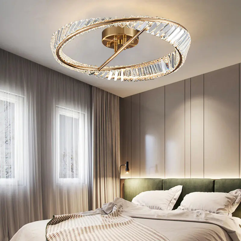 Elegant Italian Crystal Chandelier