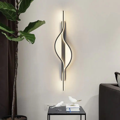 Modern Minimalist Long LED Wall Light for Bedroom