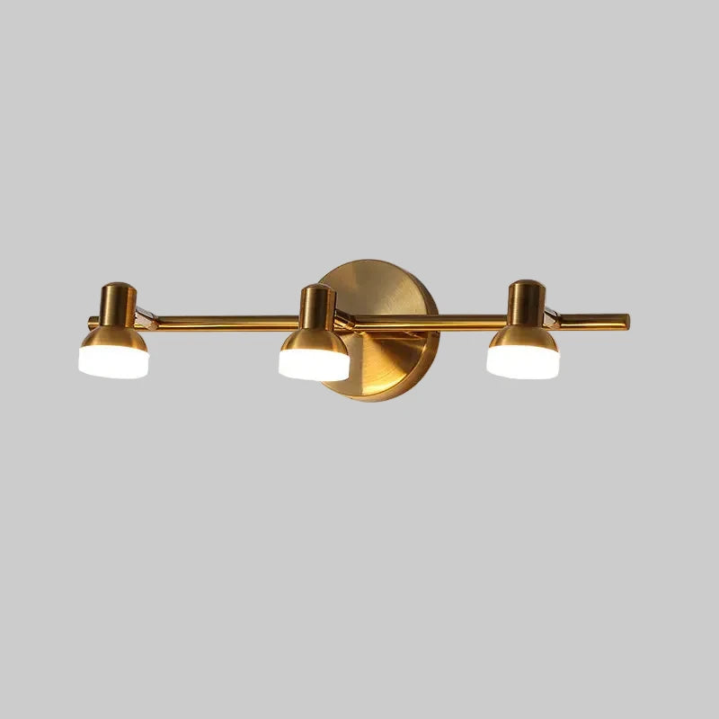 Modern Copper Wall Light for Bathroom Vanity Mirror