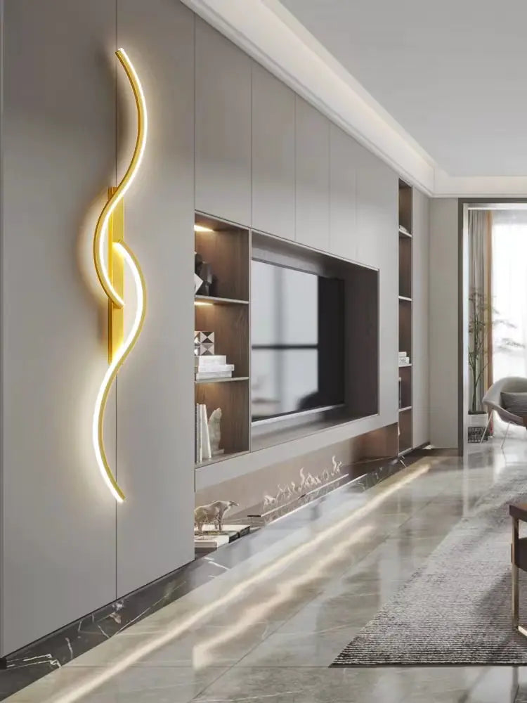 Modern Minimalist Long Wall Lamp for Bedroom & Living Room