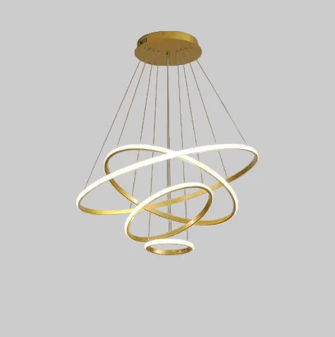 Smart Gold Chandelier for Modern Living