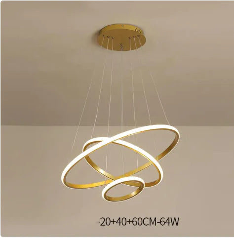 Smart Gold Chandelier for Modern Living