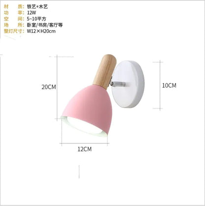 Nordic Style Modern Wall Lamp for Bedroom and Corridor