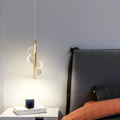 Modern Minimalist Single Pendant Light for Bedroom