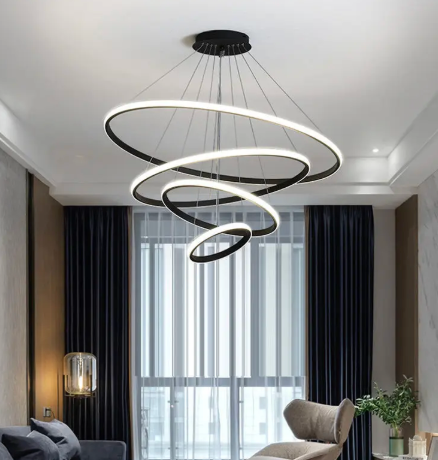 Smart Gold Chandelier for Modern Living
