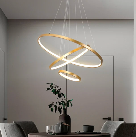 Smart Gold Chandelier for Modern Living