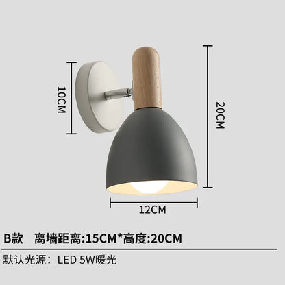 Nordic Style Modern Wall Lamp for Bedroom and Corridor