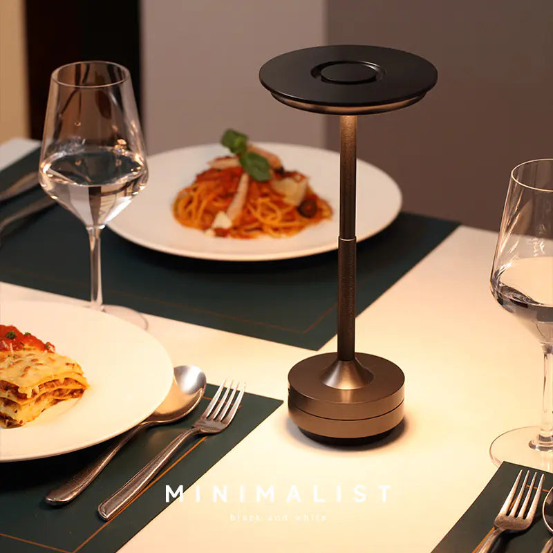 Modern Minimalist LED Touch Table Lamp with USB Charging