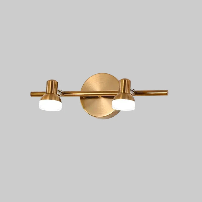 Modern Copper Wall Light for Bathroom Vanity Mirror
