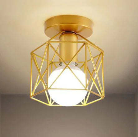 Chic Iron Ceiling Lamp for Aisle & Balcony
