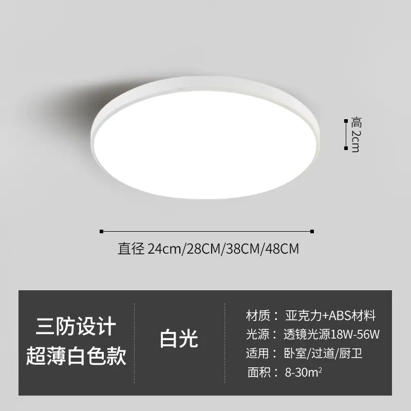 Sleek Multi-Setting LED Ceiling Light