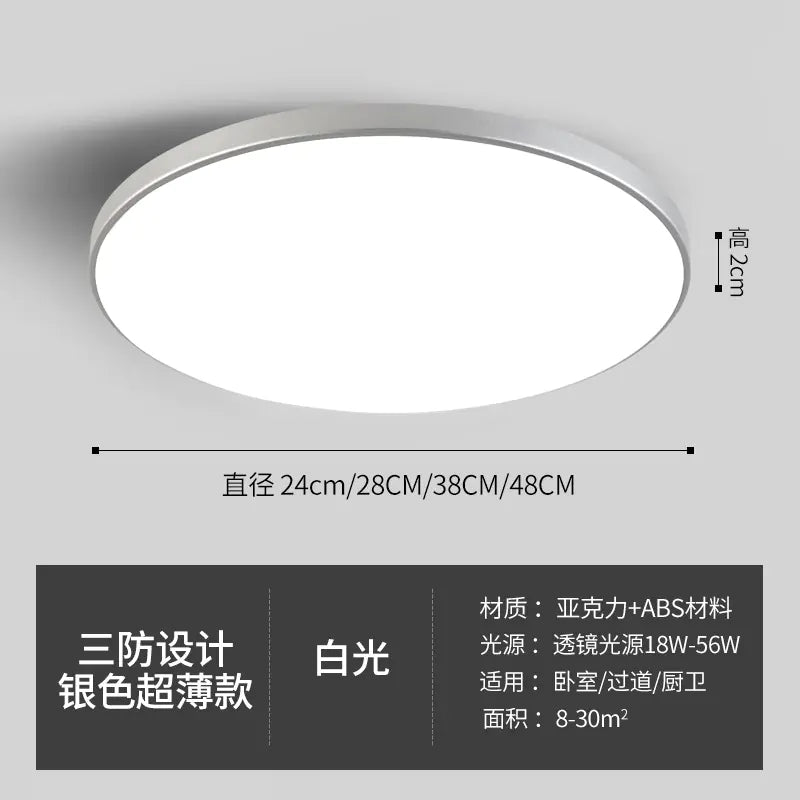 Sleek Multi-Setting LED Ceiling Light