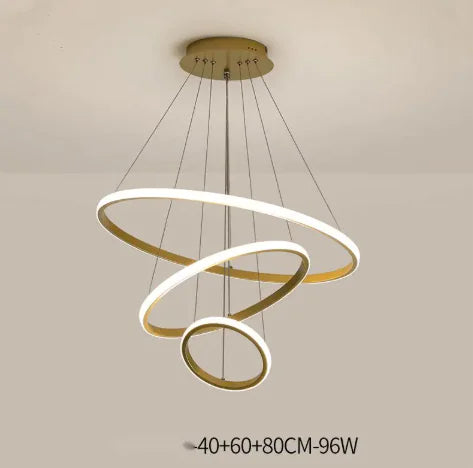 Smart Gold Chandelier for Modern Living