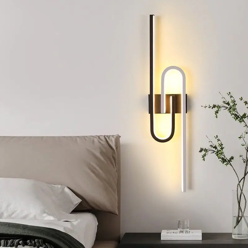Modern Minimalist Long LED Wall Light for Bedroom
