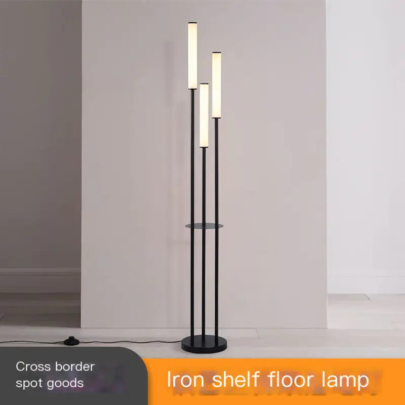 Chic Triple-Head LED Floor Lamp