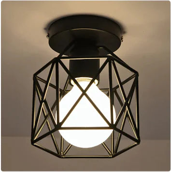 Chic Iron Ceiling Lamp for Aisle & Balcony