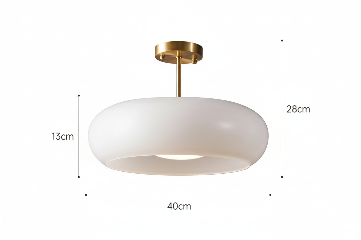 Vintage Nordic Brass Ceiling Lamp