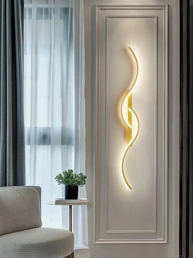 Modern Minimalist Long Wall Lamp for Bedroom & Living Room