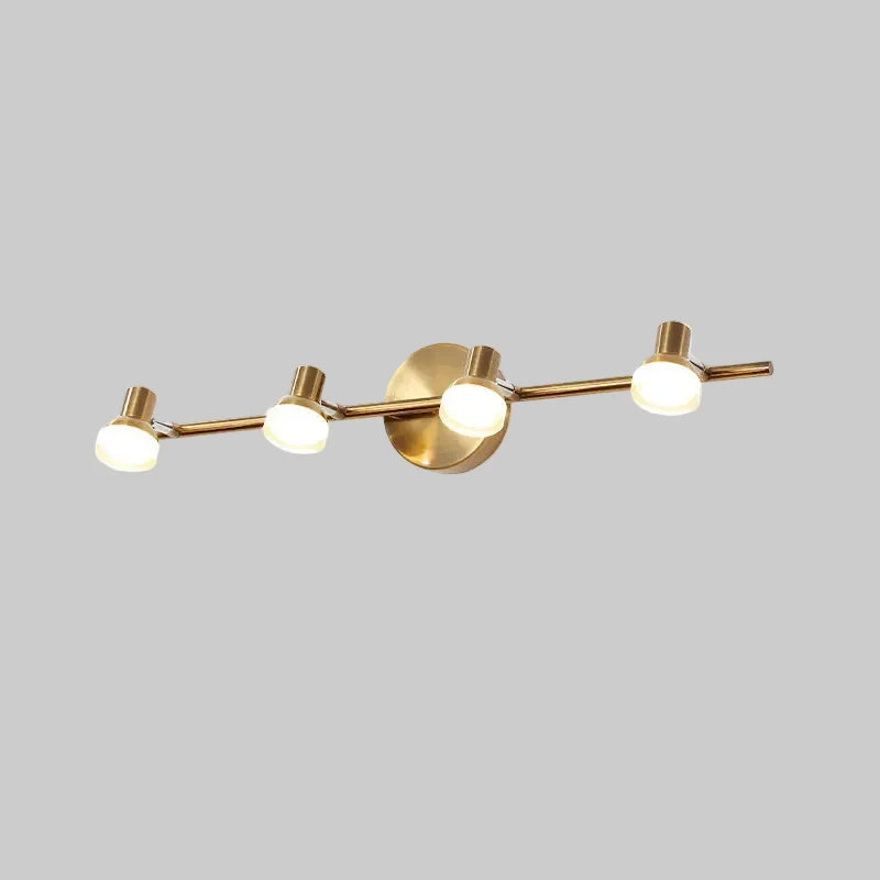 Modern Copper Wall Light for Bathroom Vanity Mirror